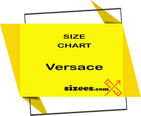 versace suit size chart|Versace size conversion chart.